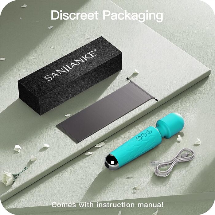 Вібратор дилда для жінок, G-точка, стимуляція клітора, 8 режимів, набір вібраторів, стимулятор клітора (Рожевий, Синій)