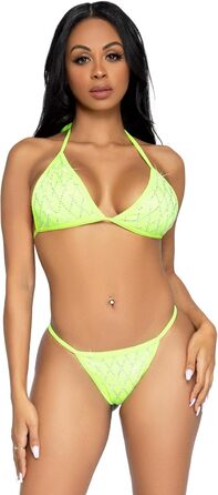 БІКІНІ LEG AVENUE Domino, лайм, розмір M