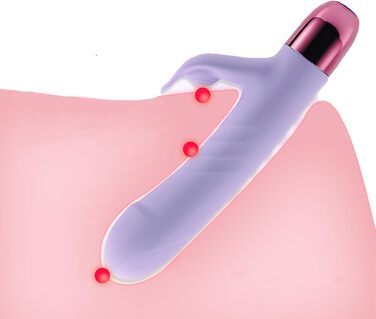 Вібратор для жінок Jinqian Rabbit з 9 режимами вібрації та стимуляцією G-точки, для пар