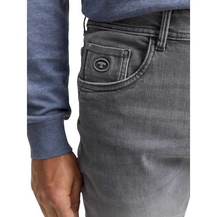 Чоловічі джинси Tom Tailor TTJOSH Regular Slim сірого кольору, Denim (33W/32L)