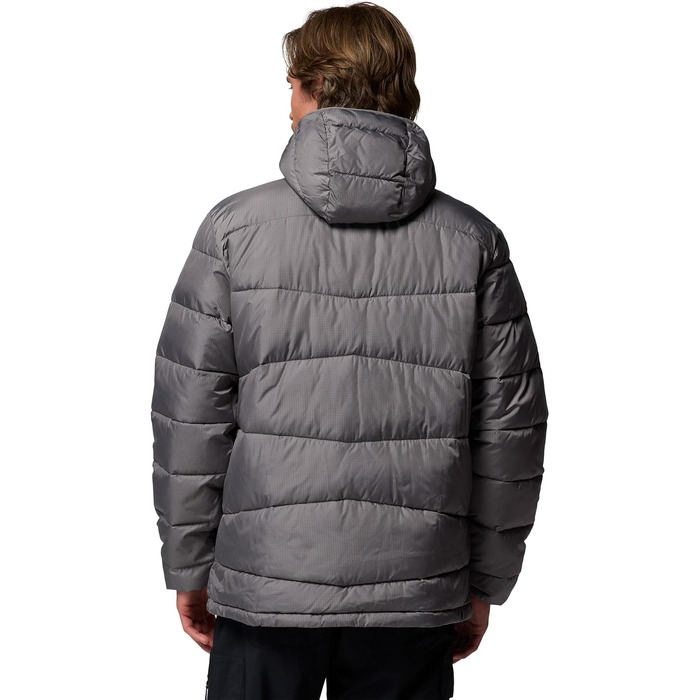 Чоловіча зимова куртка-пуховик Columbia Fiveile Butte™ II з капюшоном, City Grey, розмір XL