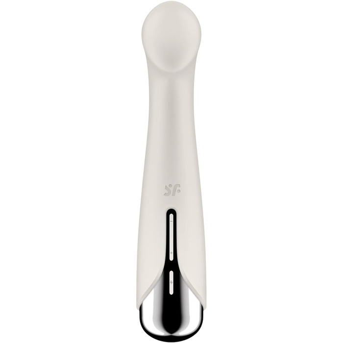 Вібратор для жіночих статевих органів Satisfyer Spinning G-Spot 1, білий | 16,5 см | 12 вібрацій та 5 програм обертання | Водонепроникний (IPX7)