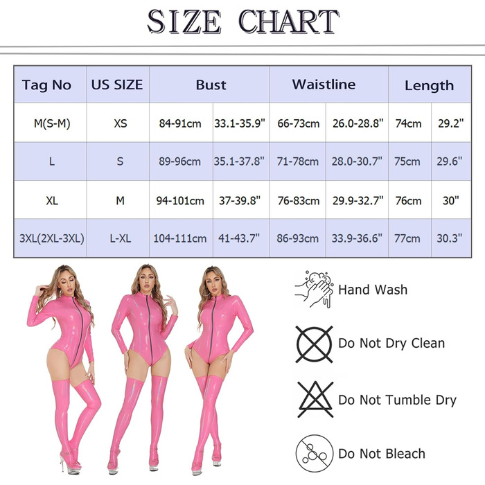 Танцювальний комбінезон з еластичної шкіри Wetlook: блискучий боді, catsuit, латексний трикотаж для вечірок та клубів, XS-XL (Білий, Рожевий, M)