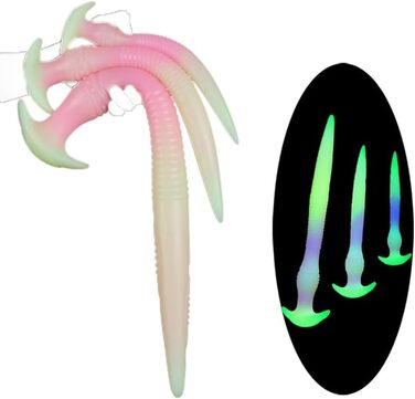 Анальний плагін NAIXBTY з ефектом супер-світіння, гнучкий, з рідкого силікону, для масажу простати та анального розслаблення. Еротична іграшка для дорослих (B-xl)