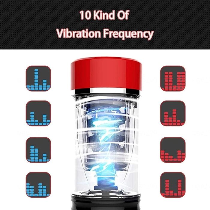 Автоматичний мастурбатор з 5 телескопічними режимами та 3 швидкостями - секс-іграшка для чоловіків