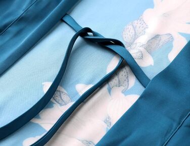 Світшот жіночий BABEYOND з квітковим принтом, легкий, сатиновий, літній, пляжний, халат-кімоно, універсальний розмір, зелений