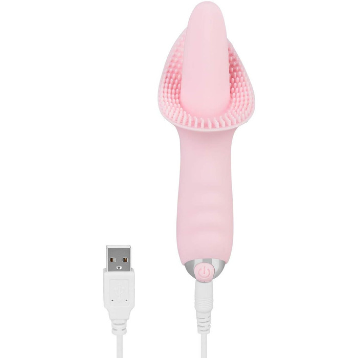 Вібратор EIS з язикоподібною насадкою | Перезаряджається | 10 програм | Водонепроникний (IPX7) | Для жінок | Зі змащенням | 14 см