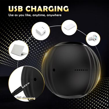 Електричний мастурбатор PQKuss з 8 вібраціями для чоловіків – автоматичний пеніс-вібратор, компактний, водонепроникний