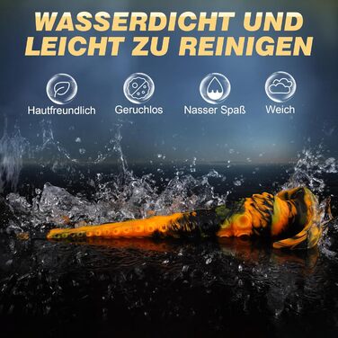 Анальний дилда Tentakel 34,5 см з силікону: фантазійний анаплаг для пар, жінок та чоловіків