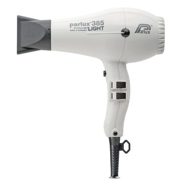 Професійний фен для волосся Parlux 385 Powerlight Ionic & Ceramic, білий