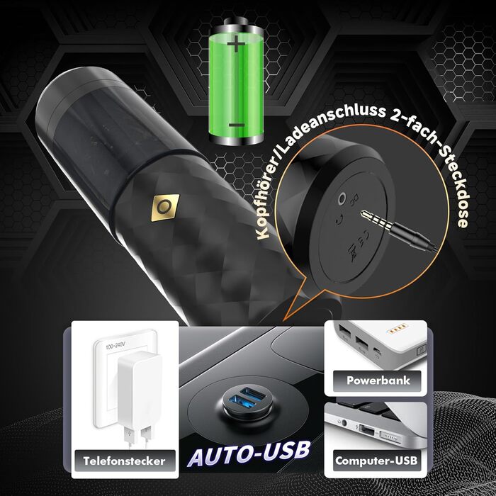 Іграшки для чоловіків: мастурбатор з 6 реалістичними голосами, 7 частотами, 4D текстурою, 380 вібрацій/хв, дискретна упаковка