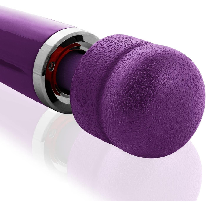 Масажер-вібратор для жінок 'BuyAndFeelGood' Magic Wand - 20 швидкостей, з сумкою, фіолетовий