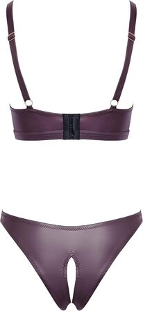 Жіноча білизна Cottelli: комплект бюстгальтер та труси, фіолетовий, розмір L