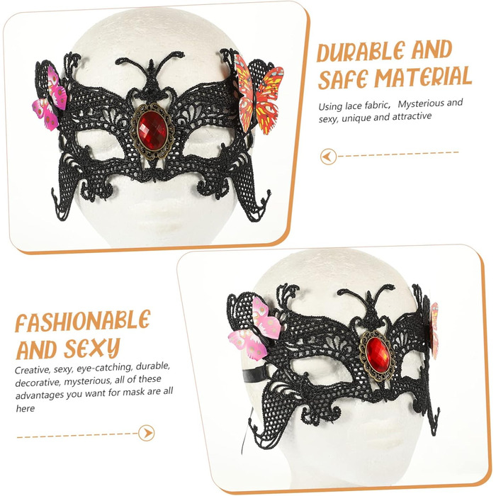 Маска для обличчя у вигляді голови бика, 12 шт. - аксесуар для вечірки, карнавалу, костюму, Венеціанської маскарки, тканинна