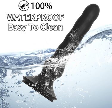 Вібратор для ануса для чоловіків: стимуляція простати, 10 режимів, з присоскою | Qhysin