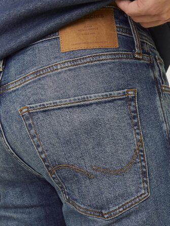 Чоловічі джинси Jack & Jones Regular Fit JJICLARK синього кольору, Denim