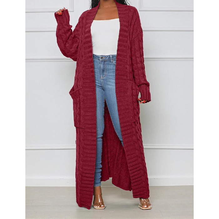 Жіночий піжамний комплект 3 шт. з капюшоном, теплий, Sherpa, нічна сорочка, шорти на пузі (XXL, кардиган, бордовий)