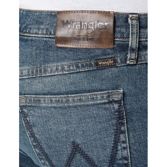 Чоловічі джинси Wrangler Regular Fit, середня посадка, чорні (W31 L34, River)
