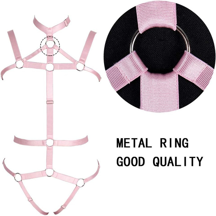 Жіночий комплект корсет, стрінги та ремінь для карнавалу, фотосесій та танців. Стиль: панк, готика, рожевий