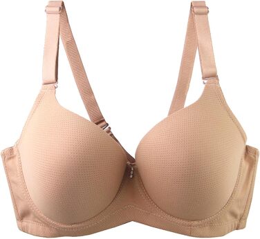 Бюстгальтер з пуш-ап, великий розмір (44/100E), жовтий. З підтримуючими кісточками, для комфортного сну та повсякденного носіння.