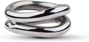 Кільце для статевого члена Double Arc з нержавіючої сталі 304 - еротичні іграшки для дорослих