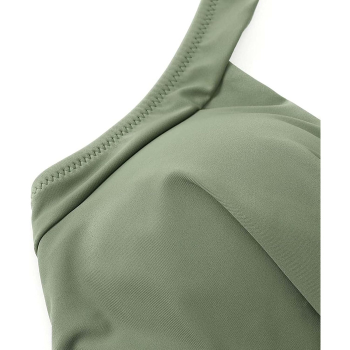 Купальник суцільний жіночий Einteiliger Monokini Pushup Wrap, зелений колір - 2026