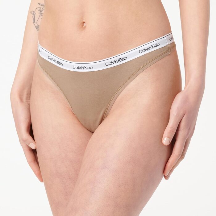 Труси-сліпи Calvin Klein Modern Logo (3 штуки в упаковці) - M, чорний/сірий/кавовий