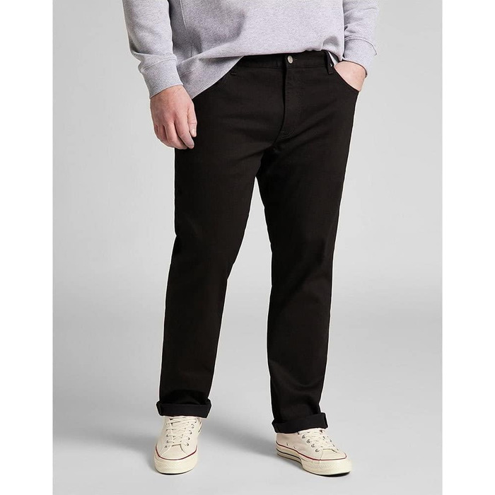 Чоловічі джинси LEE Regular Straight Fit Daren Zip Fly, темно-сірі (Very Dark Stone)
