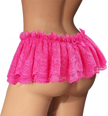 Формована спідниця-танга для кросдресерів та трансгендерів, рожевого кольору, XL