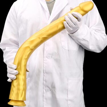 Анальний дildo з силікону 'Realistischer Lange Riesen' для масажу простати та стимуляції G-точки. Підходить для чоловіків та жінок.