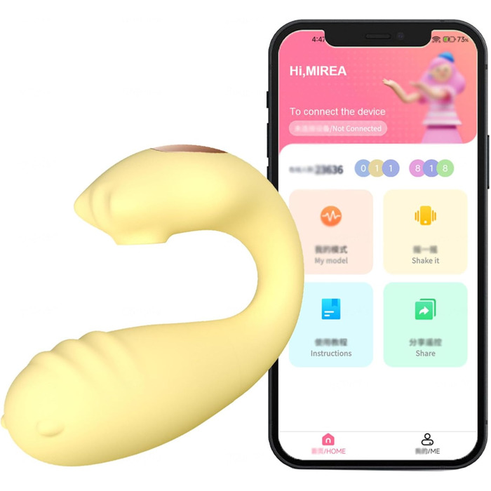 Вібратор для жінок та пар з пультом дистанційного керування, 9 режимів вібрації та 9 режимів потужності, портативний анальний дildo, жовтий