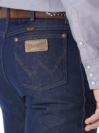 Чоловічі джинси Wrangler Slim Fit у ковбойському стилі, Indigo Starr, розмір 27W / 34L