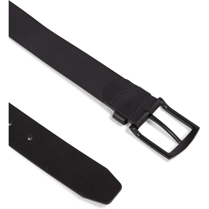 Чоловічий шкіряний ремінь Tommy Hilfiger Denton Matte 3.5, чорний, розмір 95