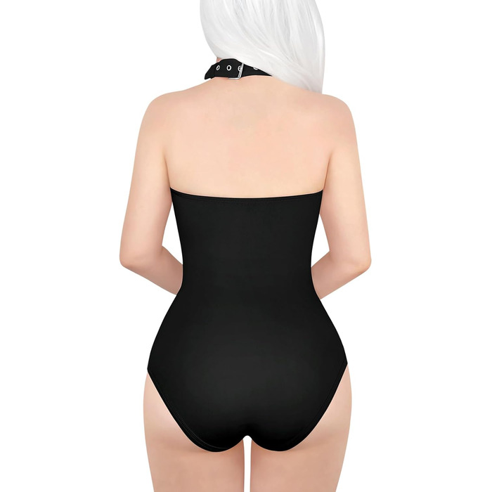 Чорний ромпер з коміром у готичному стилі LittleForBig 3XL (бавовна)