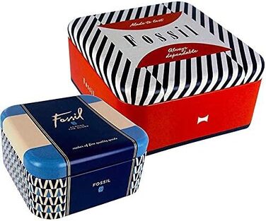 Чоловічий годинник Fossil Vintage Casual зі сталевим браслетом, сріблястого кольору