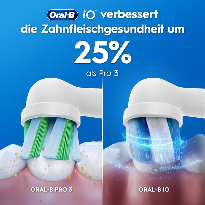Електрична зубна щітка Oral-B iO Series 2, рожева, 3 режими чищення, з дорожнім футляром та 1 додатковою насадкою