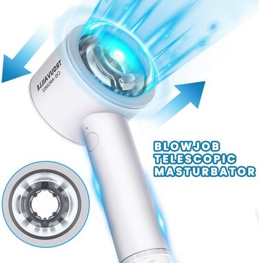 Електричний мастурбатор для чоловіків Jinqian: автоматичний, з 6 режимами, для ручної гри, blowjob stroker, тренажер пеніса, еротична іграшка для чоловіків